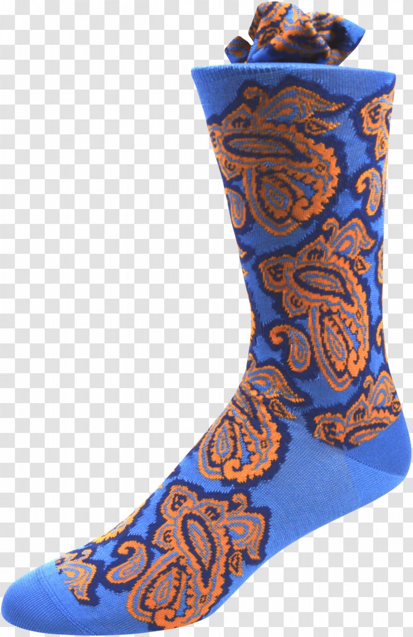 Sock Boot Necktie Paisley Silk - Visual Arts Transparent PNG
