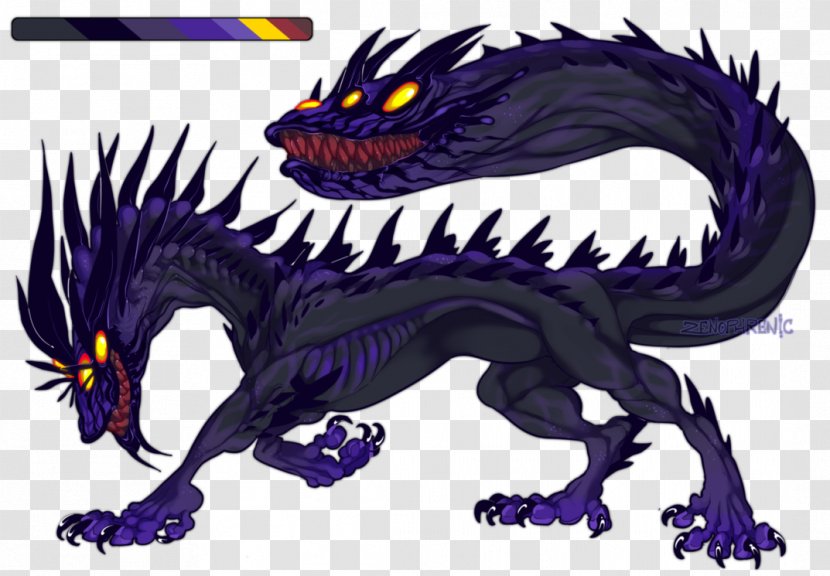 Reptile Dragon Cartoon Purple - Mythical Creature - A Juvenile Transparent PNG