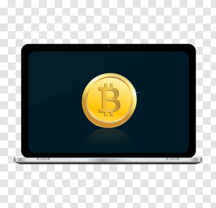 Vector Graphics Clip Art Laptop Computer Monitors Image - Rectangle - Bitcoins Outline Transparent PNG