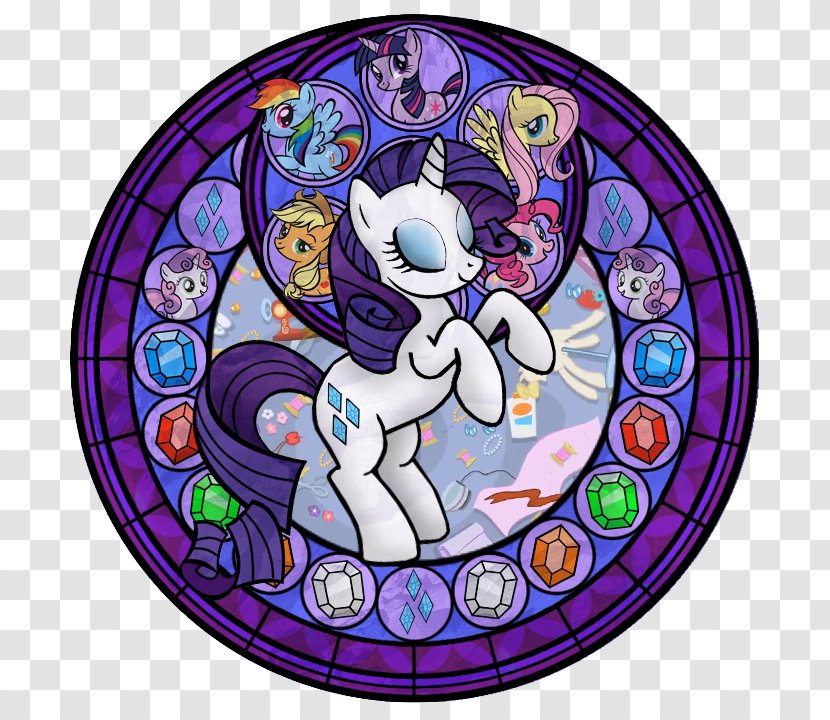 Rarity Pony Twilight Sparkle Window Pinkie Pie - Magic Kingdom Transparent PNG