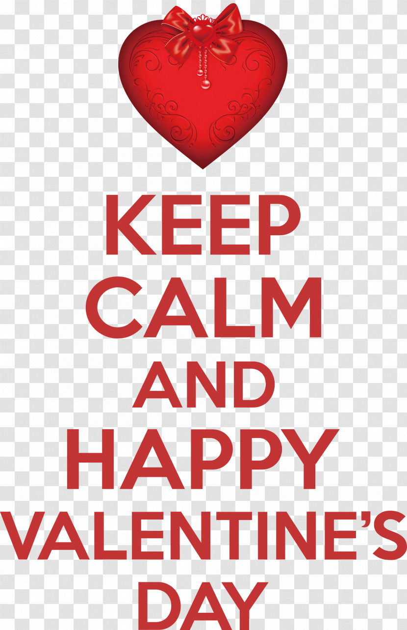 Valentines Day Keep Calm Transparent PNG