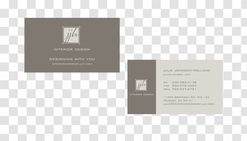 Brand Logo Font - Business Card - Design Transparent PNG