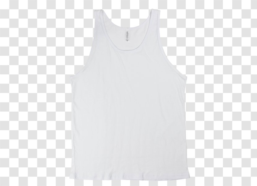 Gilets Undershirt Sleeveless Shirt Neck - Sleeve - White Canvas Transparent PNG
