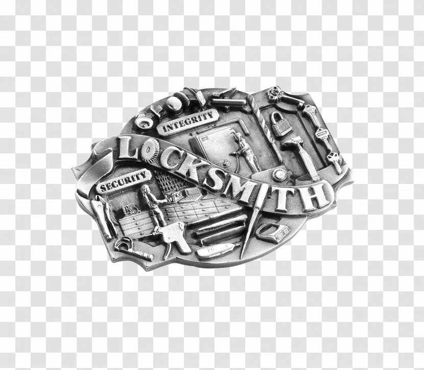 Belt Buckles Clothing Accessories Aufsperrtechnik - Workwear - Free Creative Badge Buckle Transparent PNG