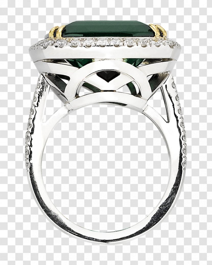 Ring Silver Product Design Body Jewellery Diamond - Metal - Green Pearl Transparent PNG