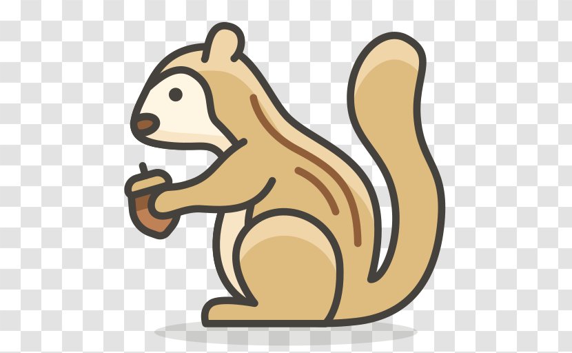 Squirrel - Cartoon - Tail Transparent PNG