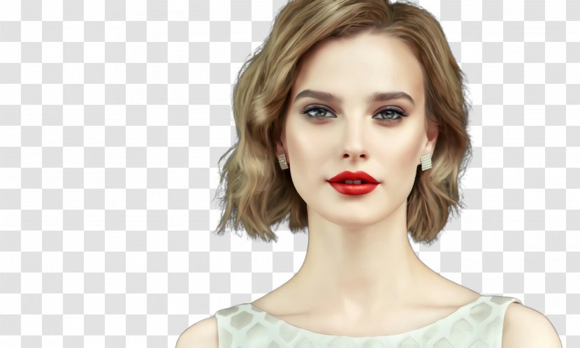 Hair Face Lip Skin Chin - Blond - Beauty Transparent PNG