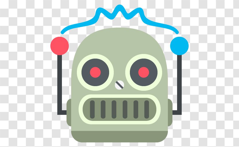 Emojipedia Robot Sticker Smile - Loudly Transparent PNG