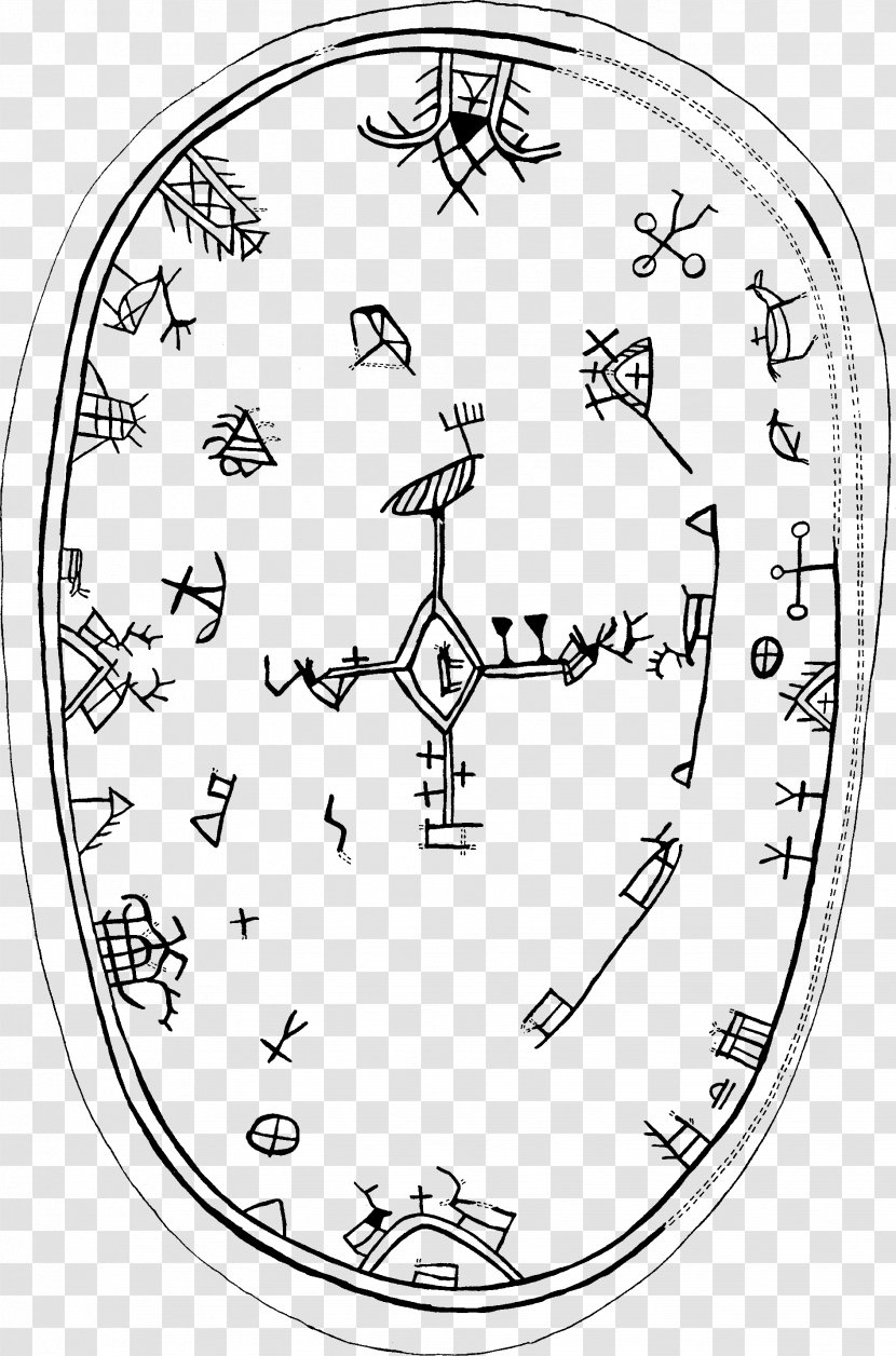 Sami Shamanism Religion Religious Symbol Drum - Cartoon Transparent PNG