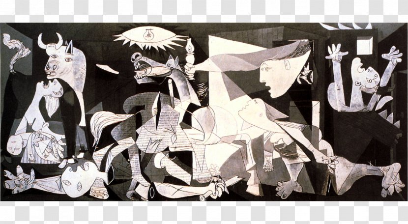 Guernica Museo Nacional Centro De Arte Reina Sofía Painting Artist - Cartoon Transparent PNG