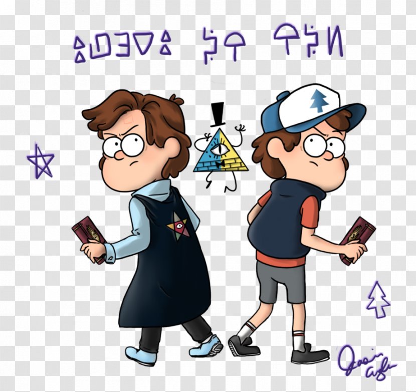 Dipper Pines Bill Cipher Mabel Grunkle Stan Drawing - Character - Recovered Treasure Ships Transparent PNG