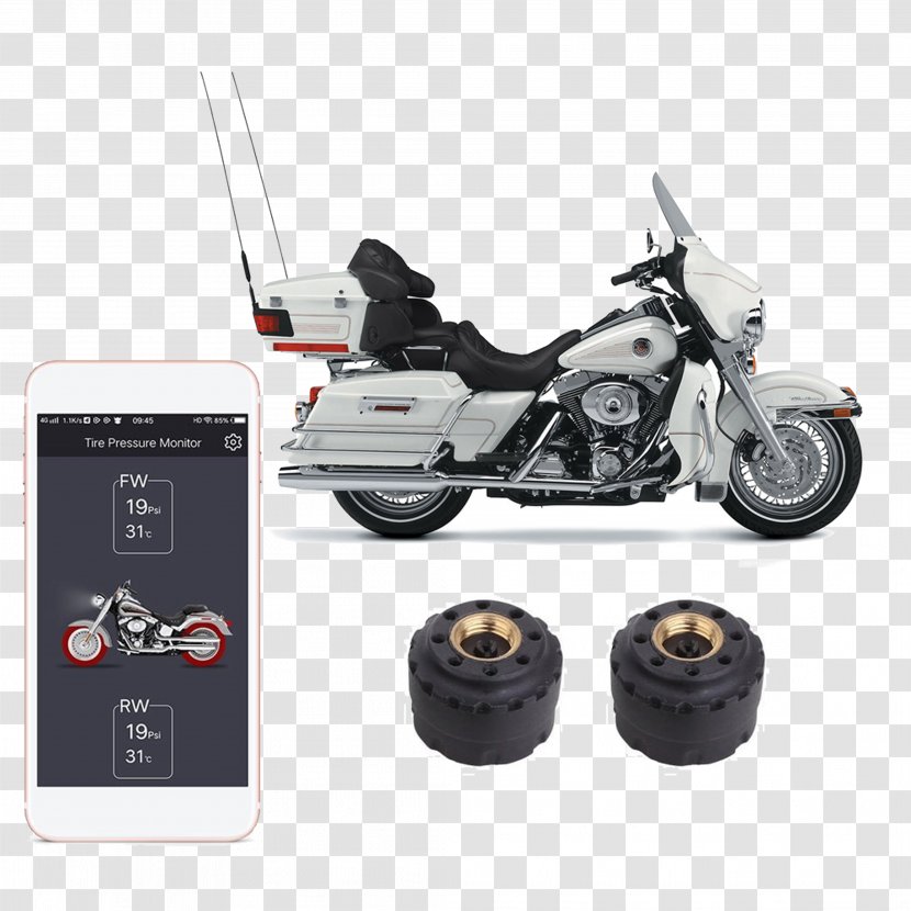 Car Motorcycle Tire-pressure Monitoring System Gauge - Wheel Transparent PNG