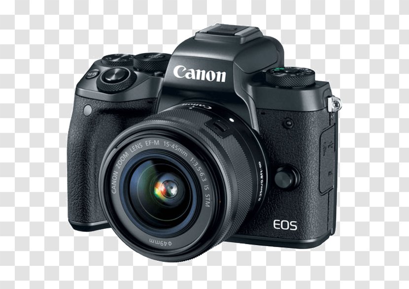 Canon EOS M5 EF-M 18–150mm Lens Mirrorless Interchangeable-lens Camera - Single Reflex Transparent PNG
