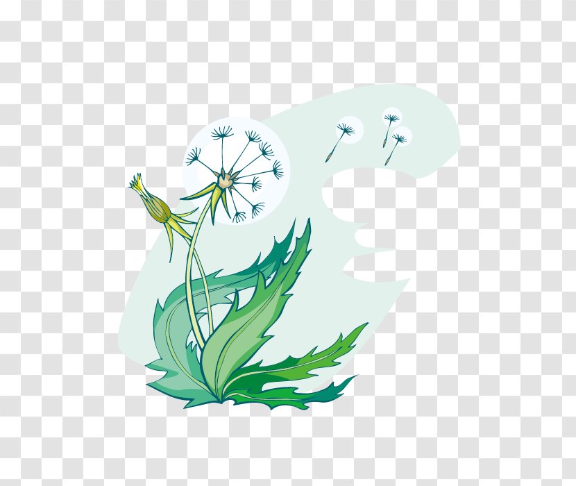 Common Dandelion Anemophily Raster Graphics - Grass - Vector Transparent PNG