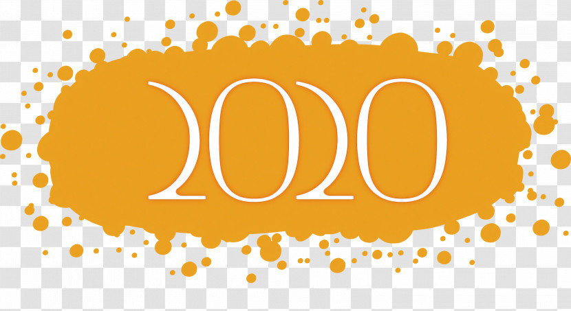 2020 Happy New Year Transparent PNG