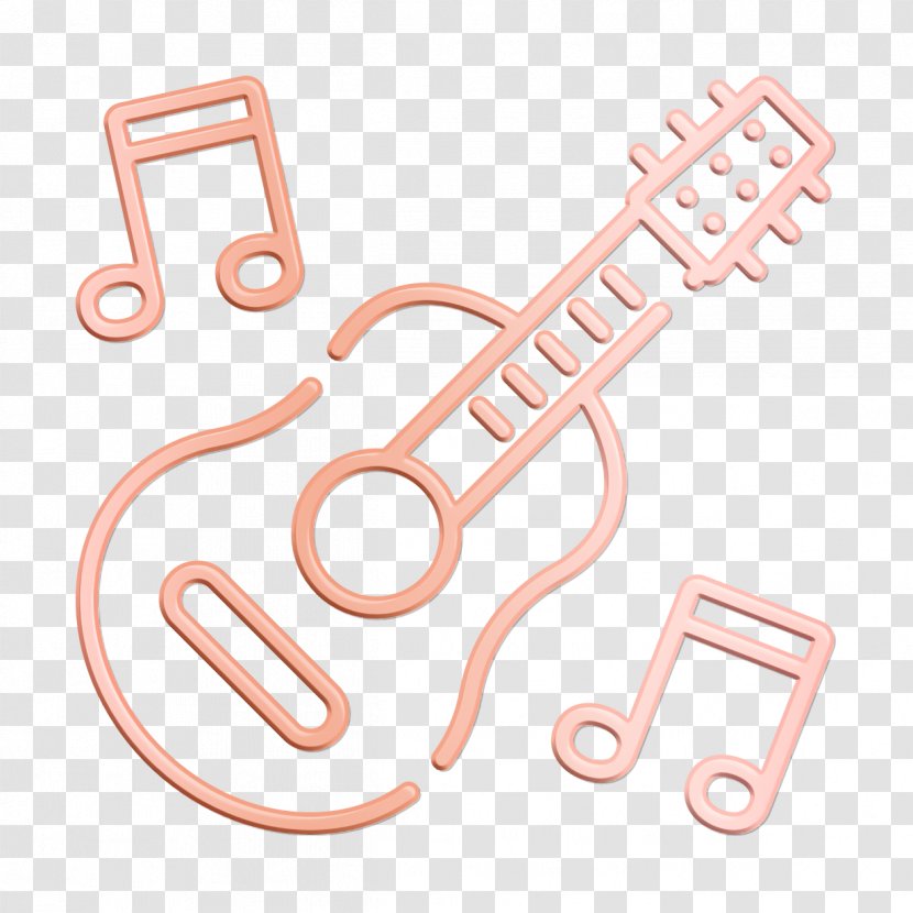 Guitar Icon Night Party - Auto Part Transparent PNG