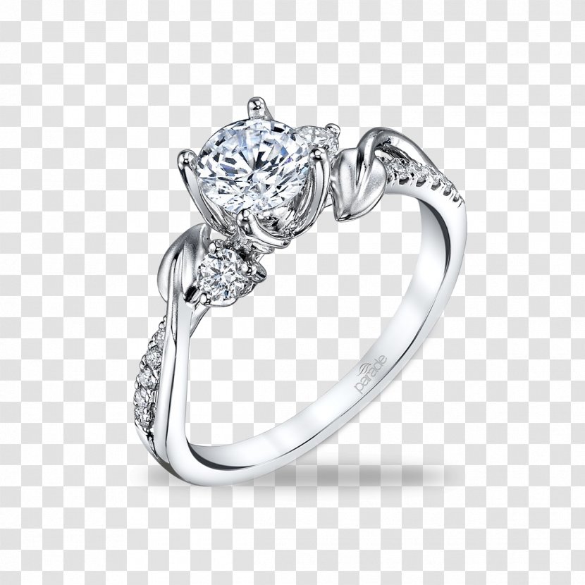 Sylvie Collection Engagement Ring Diamond Transparent PNG