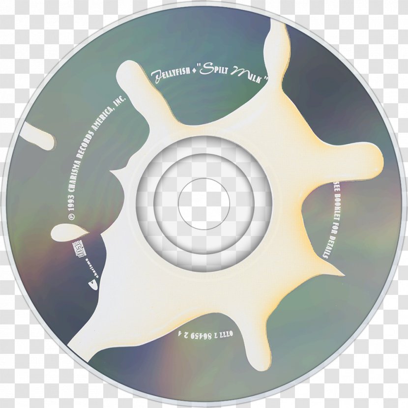 Compact Disc Wheel - Spilt Milk Transparent PNG
