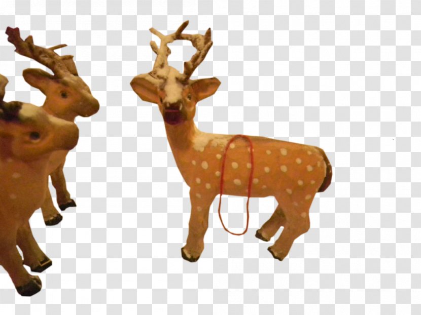 Reindeer Antler Figurine Terrestrial Animal Transparent PNG