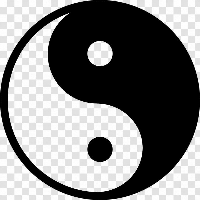 Yin And Yang Symbol Clip Art - Royaltyfree - Hanuman Transparent PNG