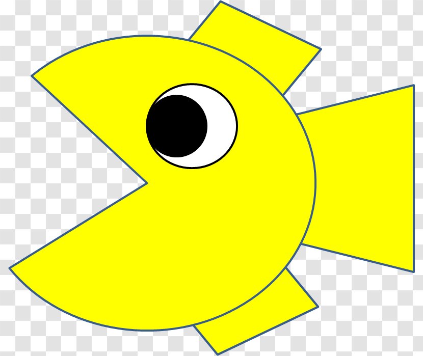 Line Angle Cartoon Beak Clip Art - Yellow - Fish Net Transparent PNG