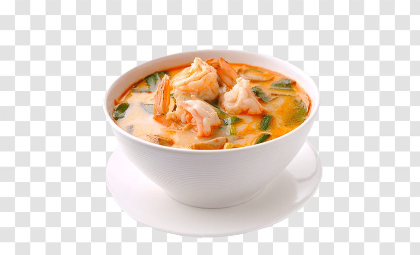 Tom Yum Noodle Soup Thai Cuisine Canh Chua Kha Kai - Southeast Asian Food - Shrimp Transparent PNG