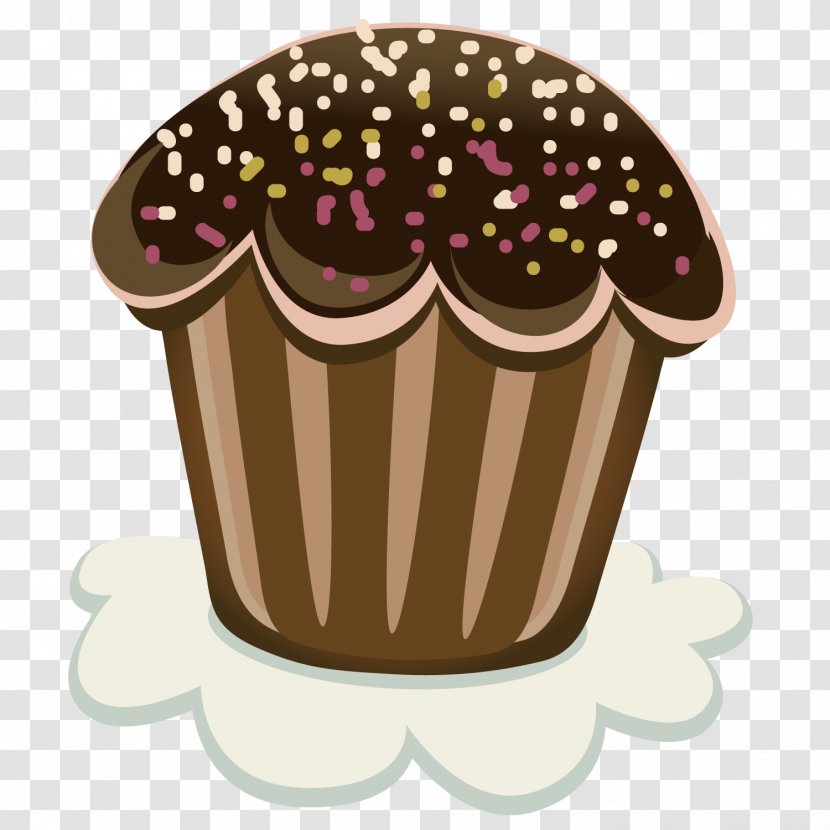 Cupcake Chocolate Dessert Pastry - Cup - Vector Transparent PNG