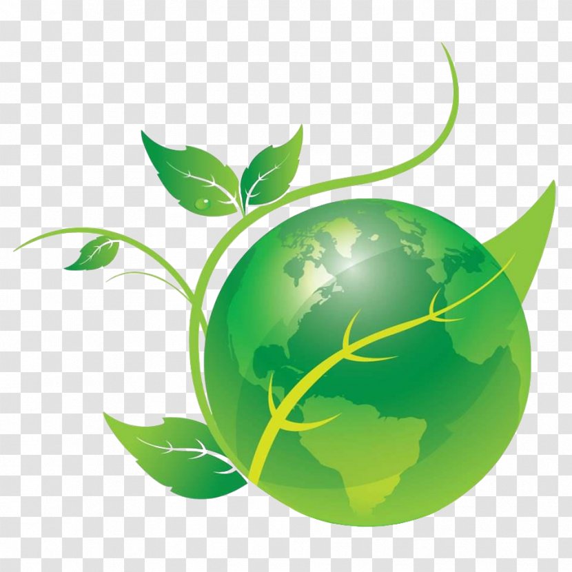 Environmentally Friendly EcoGREEN Cleaning Services Commercial - Sphere - Go Green Transparent PNG