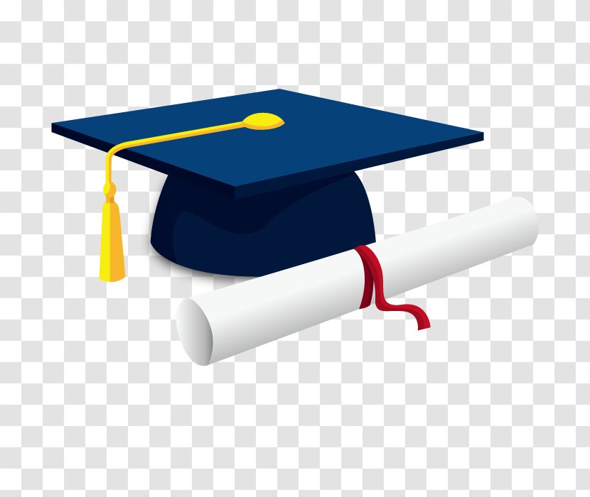 Graduation Ceremony Square Academic Cap Diploma Degree Bachelors - Wing - Vector Bachelor Transparent PNG