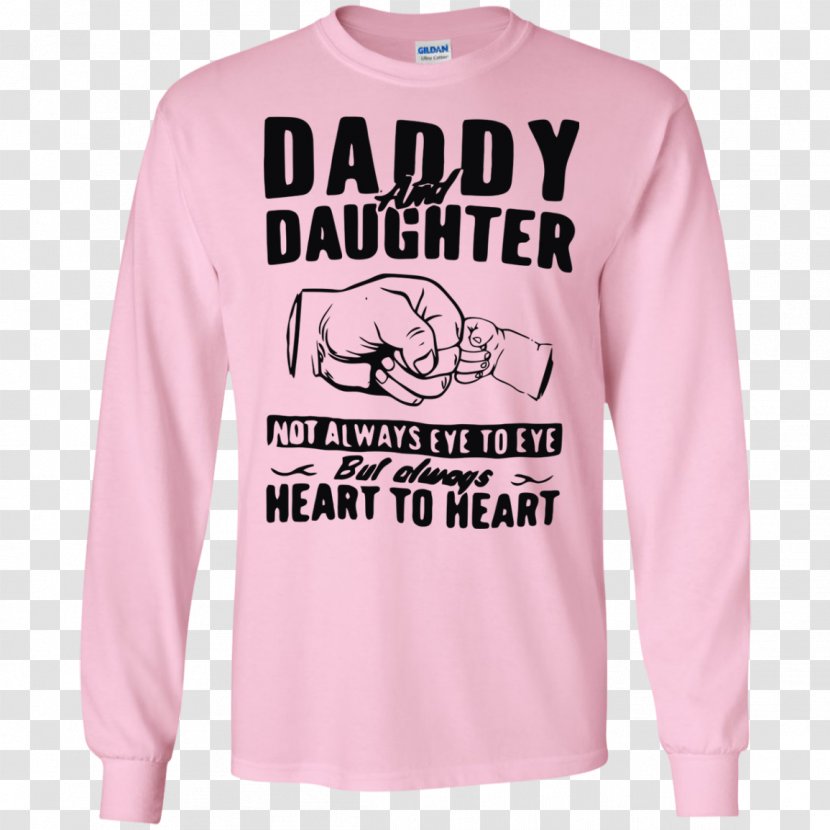 T-shirt Hoodie Father Daughter - Outerwear Transparent PNG
