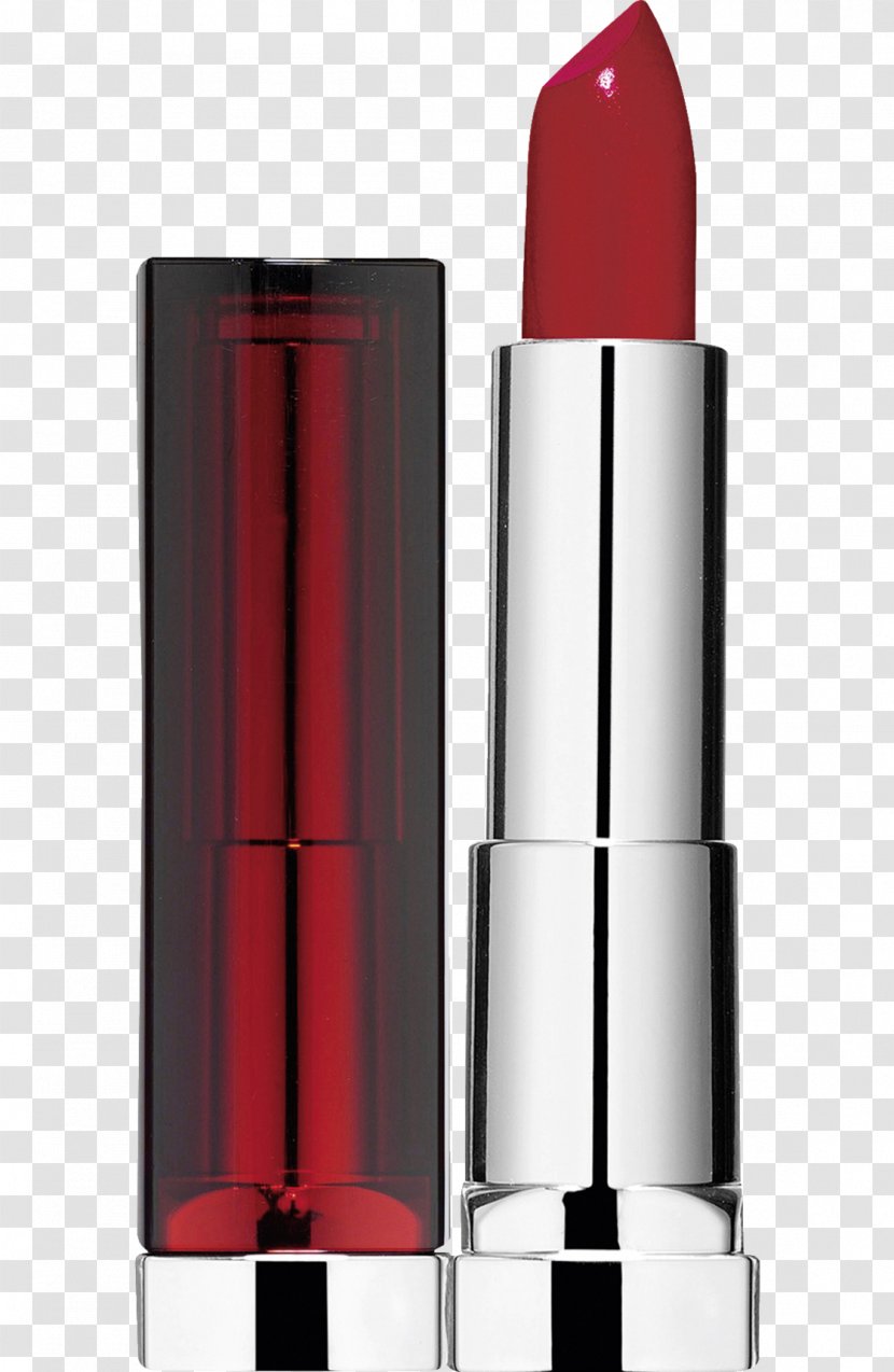 Maybelline SuperStay 14HR Lipstick Color Sensational Lip Creamy Mattes - Red Transparent PNG