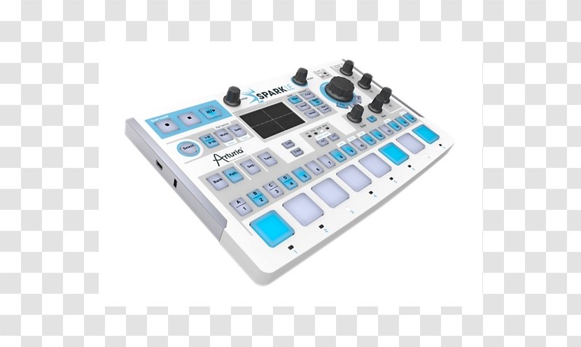 Arturia Spark LE Hybrid Drum Machine Sound Synthesizers KeyLab 25 - Frame Transparent PNG