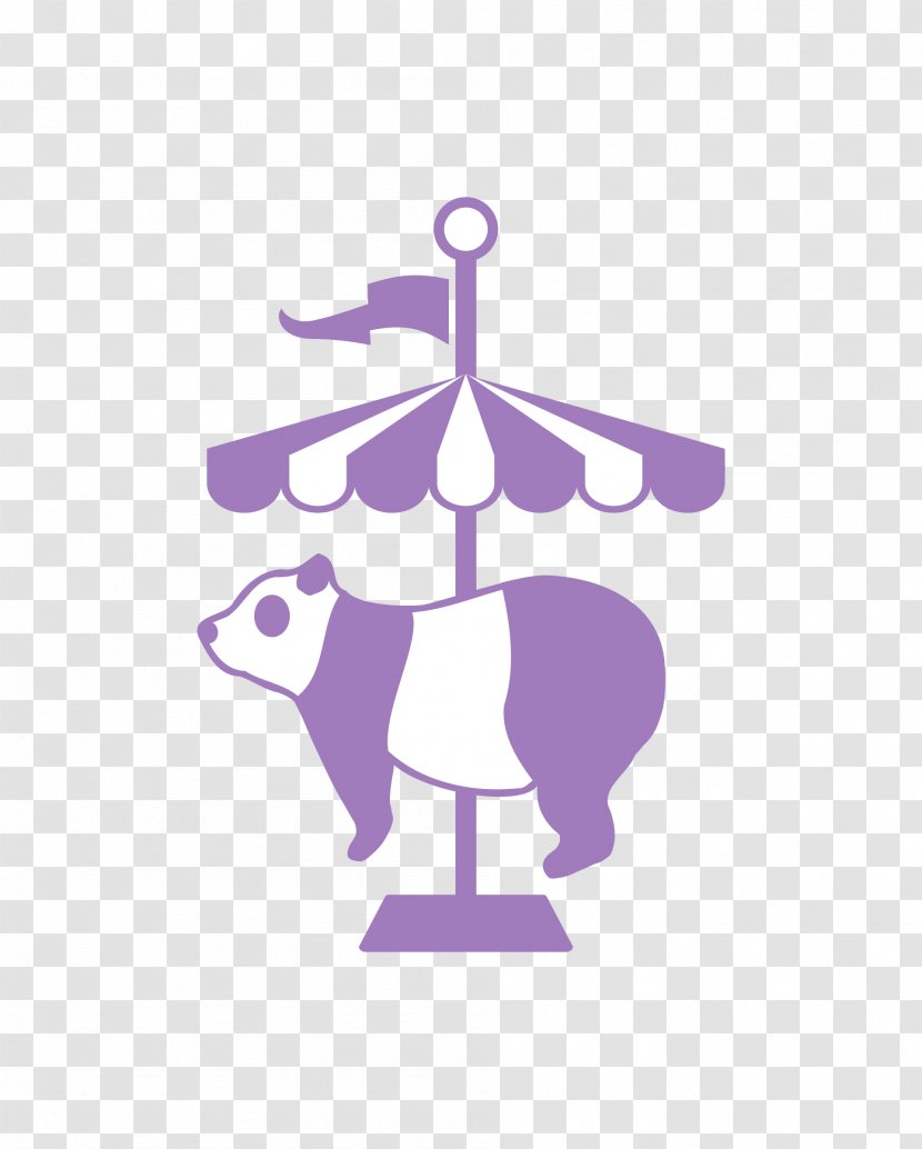 Giant Panda Clip Art - Licence Cc0 - Carousel Transparent PNG