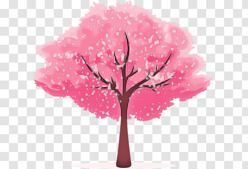 Tree Pink Red Plant Woody Plant Transparent PNG