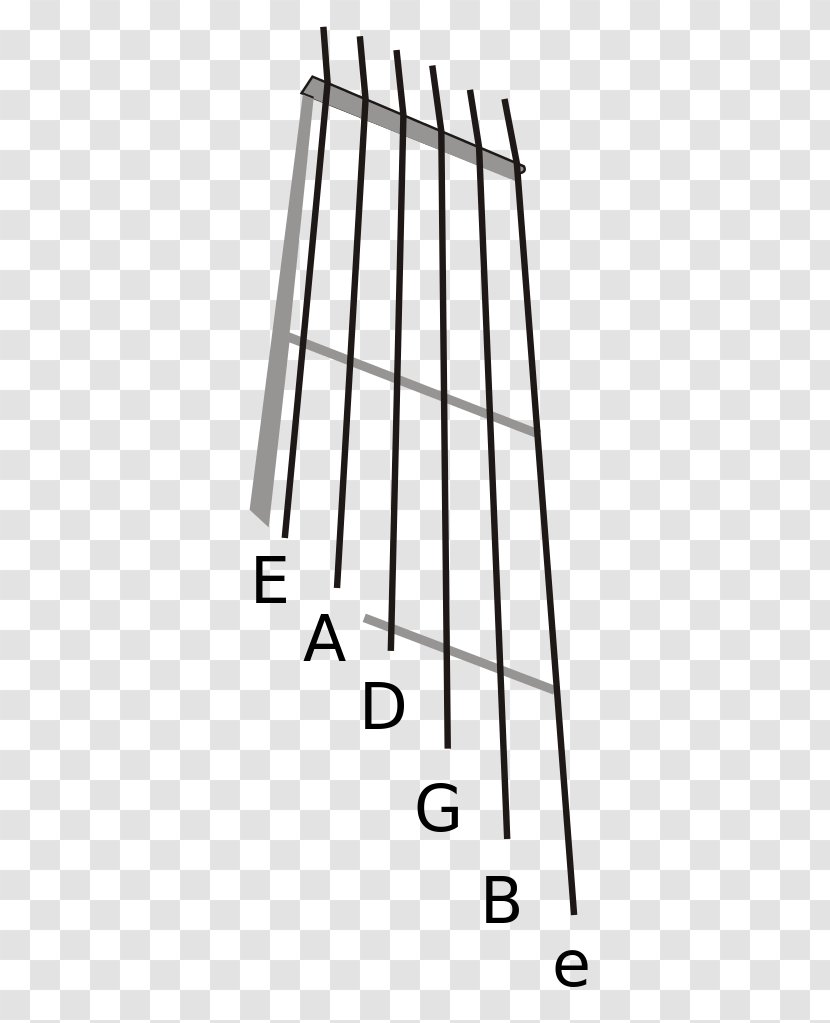 Guitar Tunings Musical Tuning String Instruments - Plucked Instrument - On Stand Transparent PNG