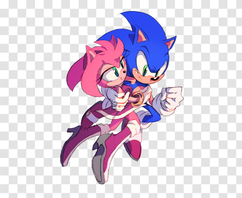 Amy Rose Sonic The Hedgehog Mammal Image - Watercolor Transparent PNG