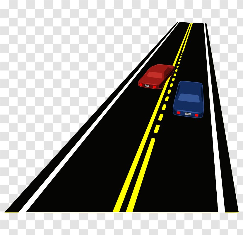Car Vehicle Traffic Clip Art - Triangle - Street Road Transparent PNG
