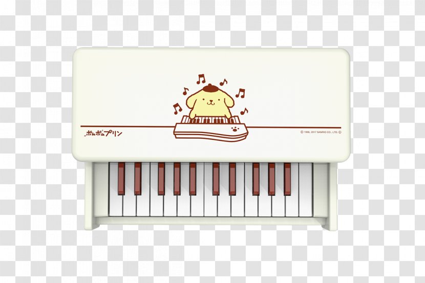 Piano Hello Kitty Purin Musical Keyboard Instruments - Cartoon Transparent PNG