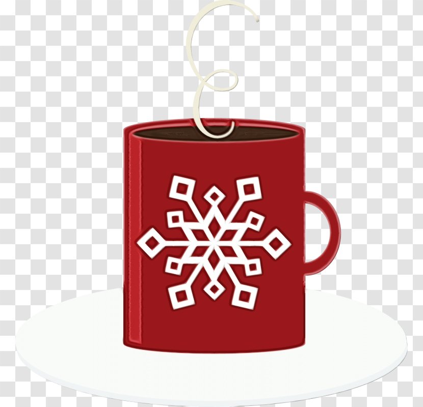 Snowflake Cartoon - Cup - Tableware Transparent PNG