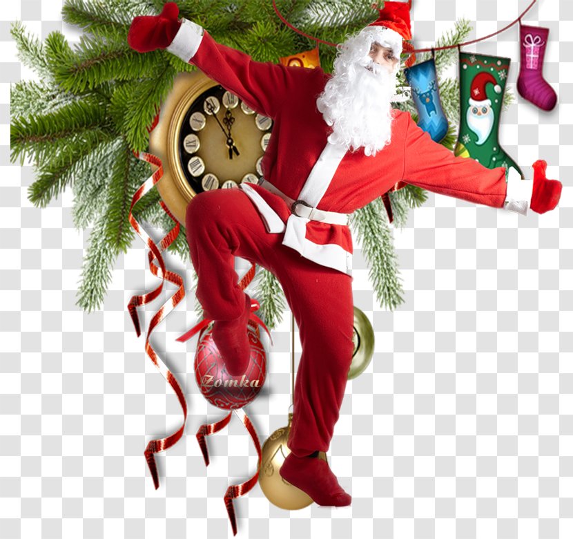 Christmas Ornament Santa Claus Ded Moroz New Year Snegurochka - Holiday Transparent PNG