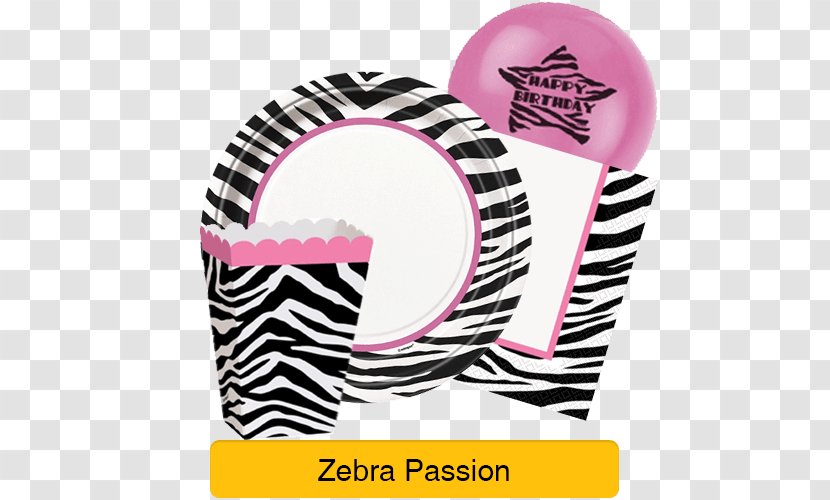 Party Birthday Paper Zebra Animal Print - Text - Passionate Transparent PNG