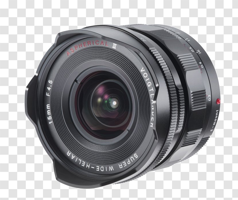 Sony E-mount Voigtländer Super Wide-Heliar 15mm F/4.5 Aspherical III Camera Lens Wide-angle Aspheric Transparent PNG