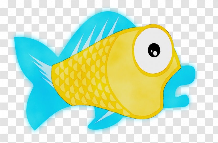 Watercolor Cartoon - Marine Mammal - Butterflyfish Fish Transparent PNG