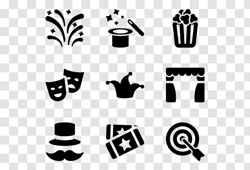 Symbol Clip Art - Black And White - Brazilian Carnival Transparent PNG