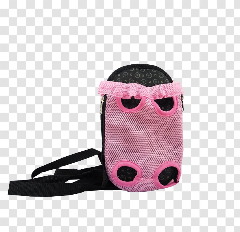 Dog Backpack Bag Pet - Pink Four-legged Transparent PNG