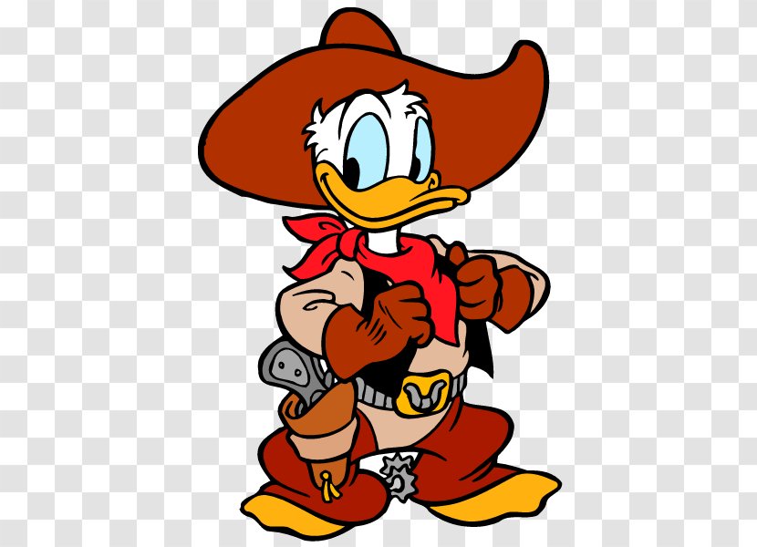 Donald Duck Daisy Mickey Mouse Minnie Cowboy - Walt Disney Company Transparent PNG