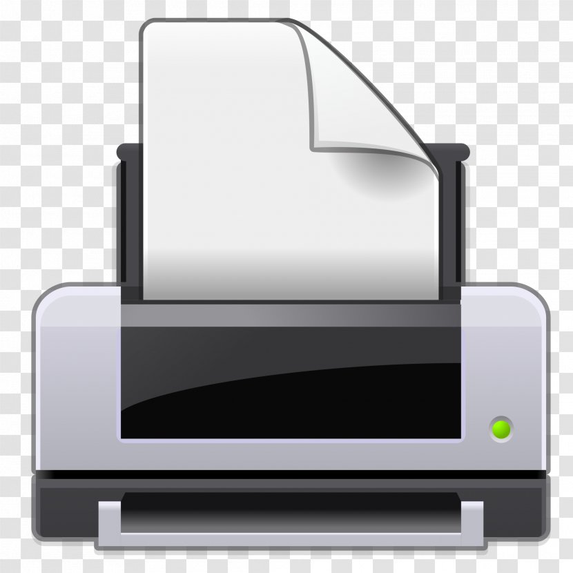 Printer Preview - Inkjet Printing - Gnome Transparent PNG