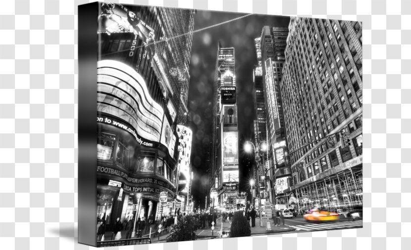 Imagekind Times Square Canvas Gallery Wrap Art - White - Science Fiction Quadrilateral Decorative Backgroun Transparent PNG