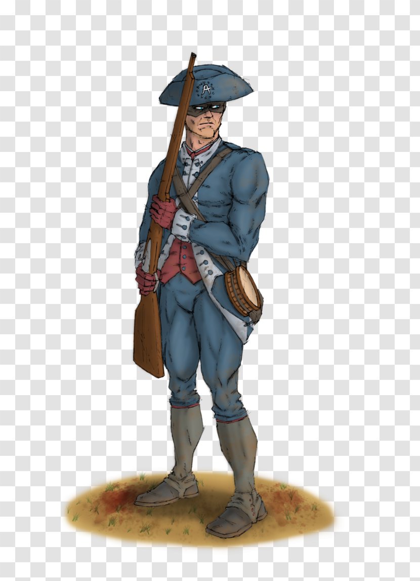 Infantry Grenadier Militia Fusilier Figurine - Revolutionary War Transparent PNG