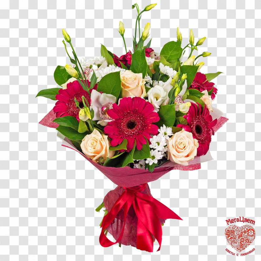Cut Flowers Transvaal Daisy Rose Flower Bouquet - Floristry Transparent PNG